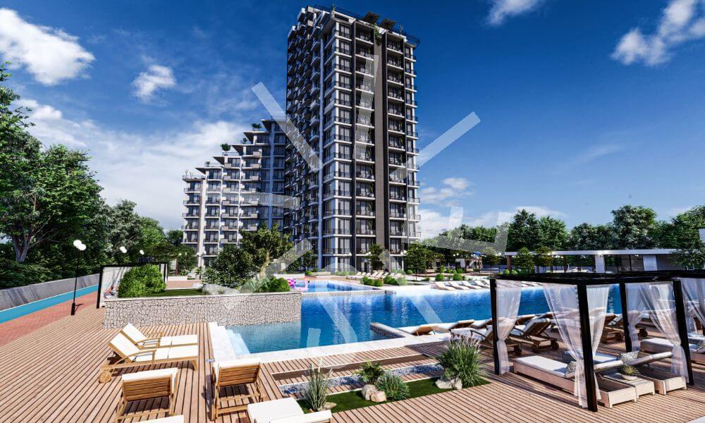Квартира с одной спальней 50м2 в Газиверене